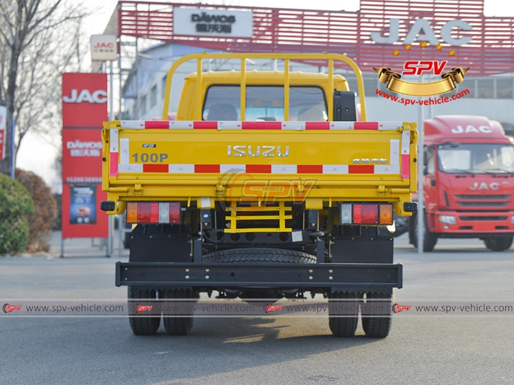 ISUZU ELF Commercial Cargo Truck - Rear Side